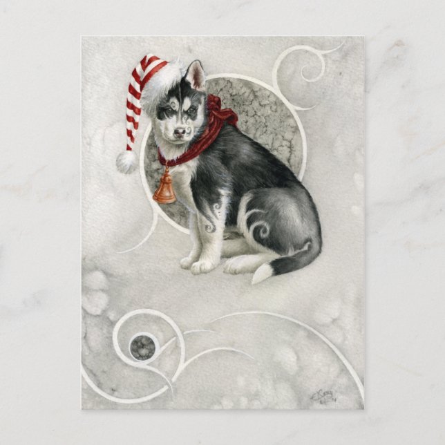 Cartão Postal Chiot elfique (Frente)