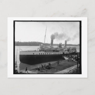 Cartão Postal Chippewa, Lewiston, Niagara River, NY Vintage