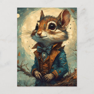Cartão Postal Chipset Steampunk Adorable