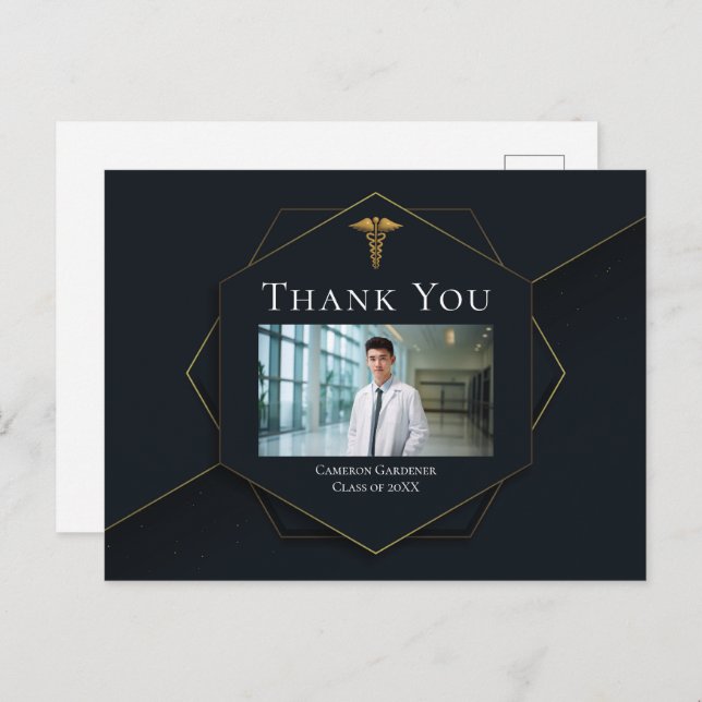 Cartão Postal Chique Ouro Preto Escola de Medicina Foto Formatur (Frente/Verso)