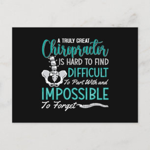 Cartão Postal Chiropractic Spine Truly Great Chiropractor Chiro