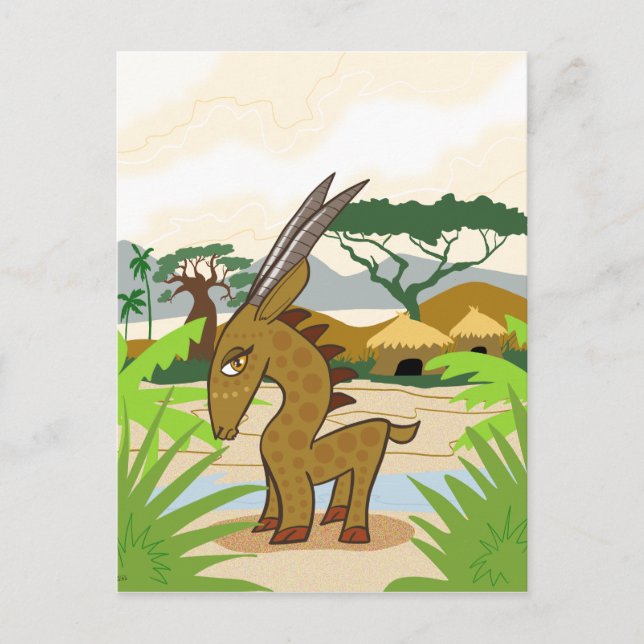 Cartão Postal Chiwara (Frente)