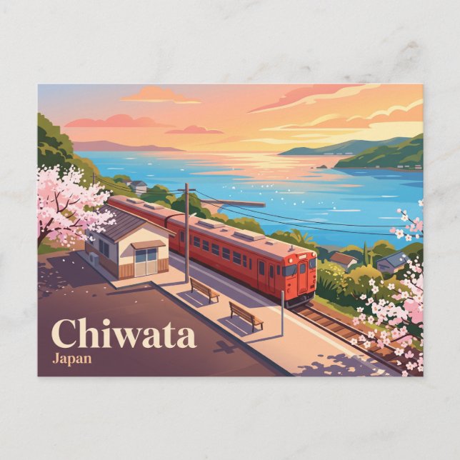 Cartão Postal Chiwata, Japão (Frente)