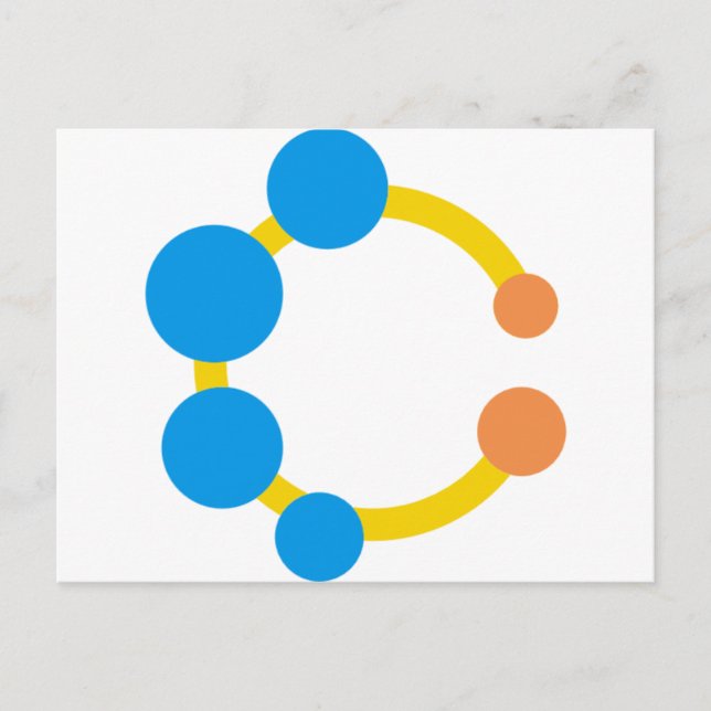 Cartão Postal chocalho de brinquedo (Frente)