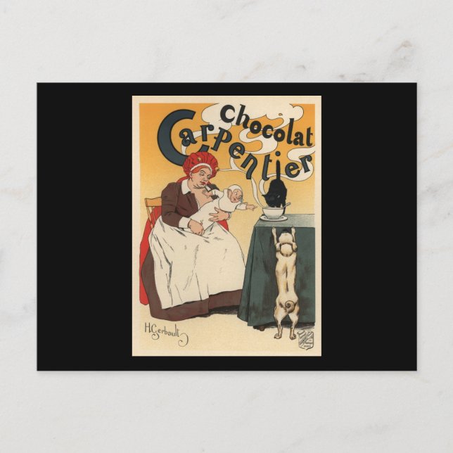 Cartão Postal Chocolat Carpentier (Frente)