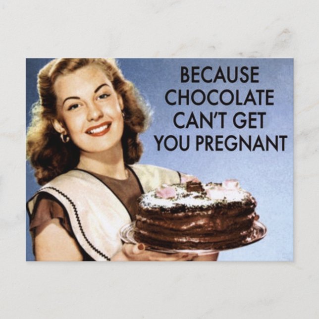 Cartão Postal Chocolate (Frente)