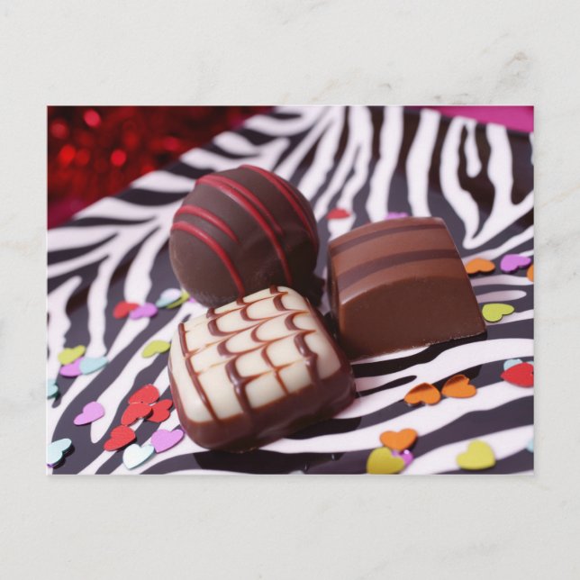 Cartão Postal chocolate (Frente)