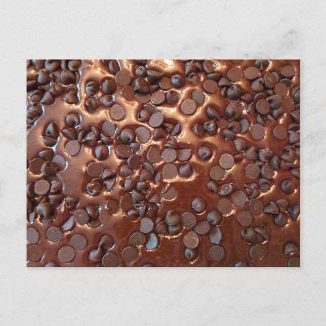 Cartão Postal Chocolate Chip Brownies (Frente)