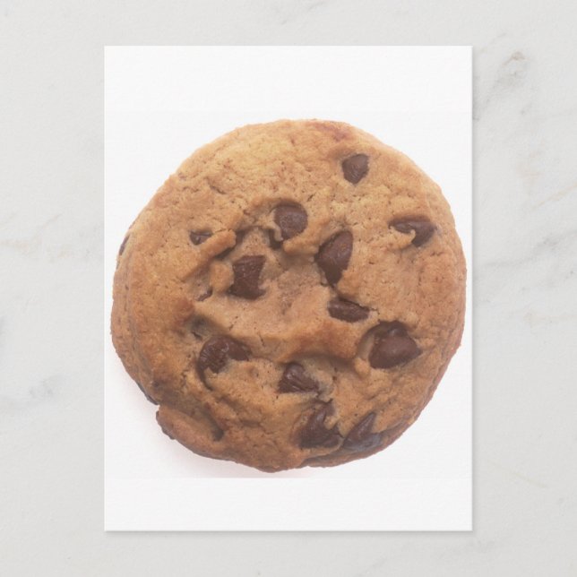 Cartão Postal Chocolate Chip Cookie (Frente)