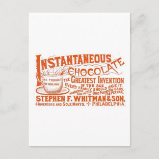 Cartão Postal Chocolate Instantâneo!