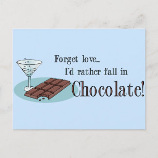 Cartão Postal Chocolate Lover