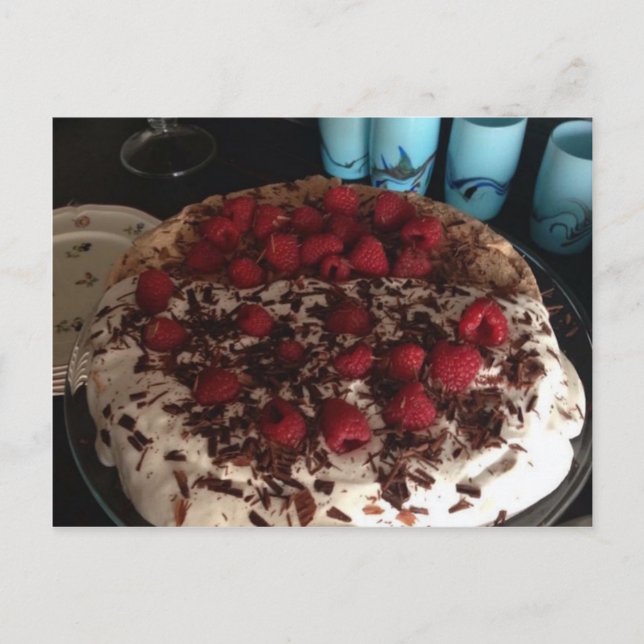 Cartão Postal Chocolate Pavlova (Frente)