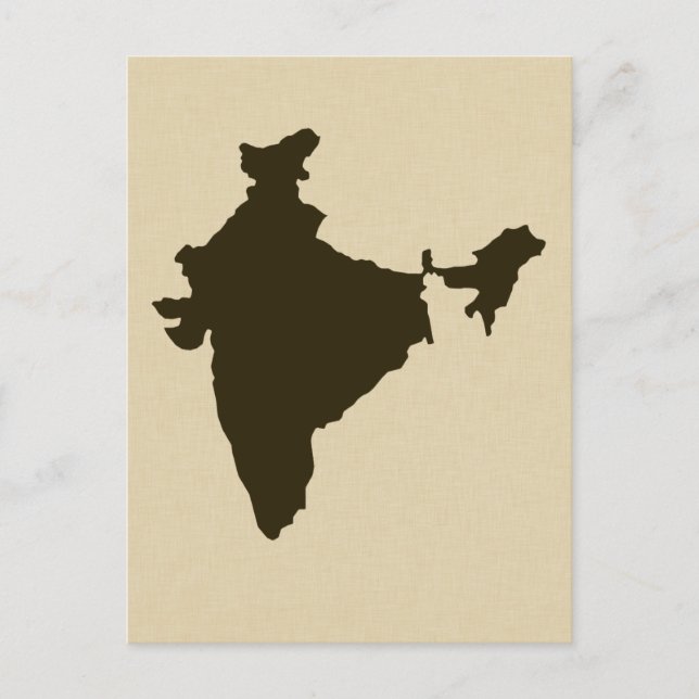 Cartão Postal Chocolate Spice Moods Índia (Frente)