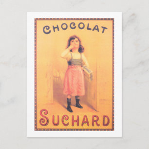 Cartão Postal Chocolate Suchard - 1923
