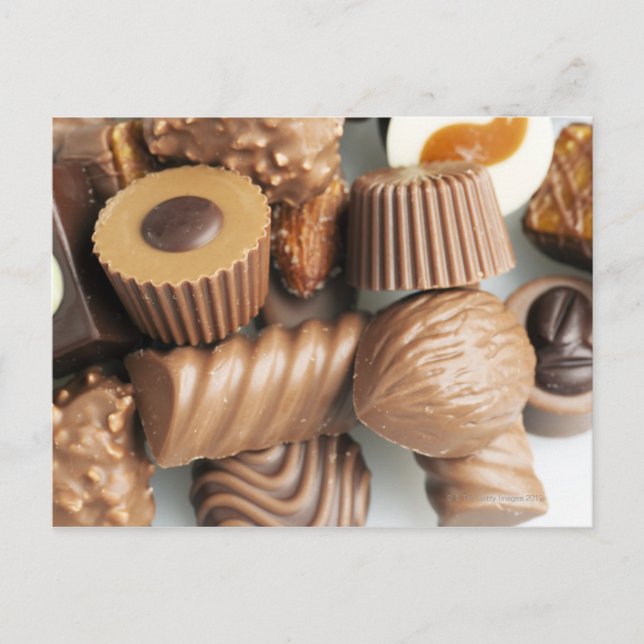 Cartão Postal chocolates (Frente)