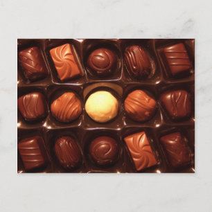 CARTÃO POSTAL CHOCOLATES BELGAS