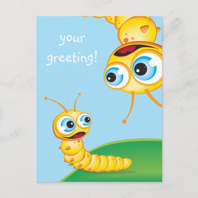 Cartão Postal Chompe o Grub: (Frente)