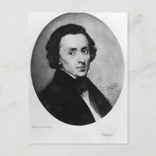 Cartão Postal Chopin, 1858