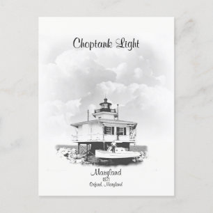 Cartão Postal Choptank Light - Maryland