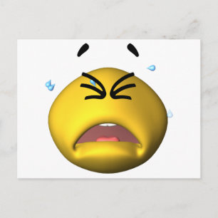 Cartão Postal Chorando Amarelo