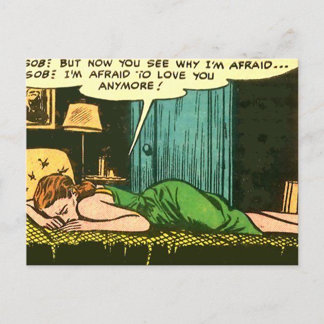Cartão Postal Chorando No Meu Quarto (Frente)