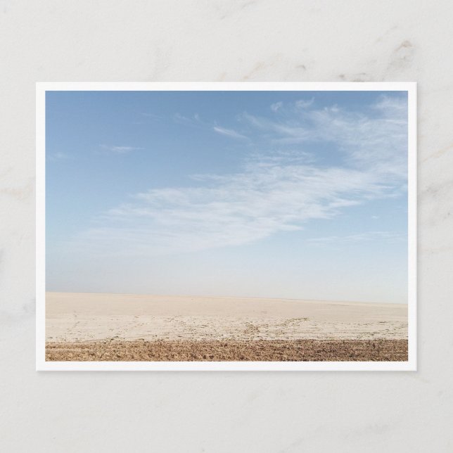 Cartão Postal Chott el Djerid (Tunísia) (Frente)