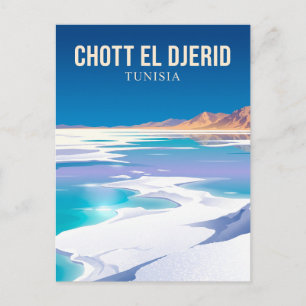 Cartão Postal Chott el Djerid Tunísia