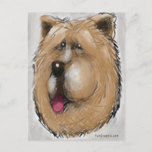 Cartão Postal Chow Chow