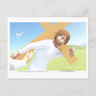 Cartão Postal Christ carrying the Cross 