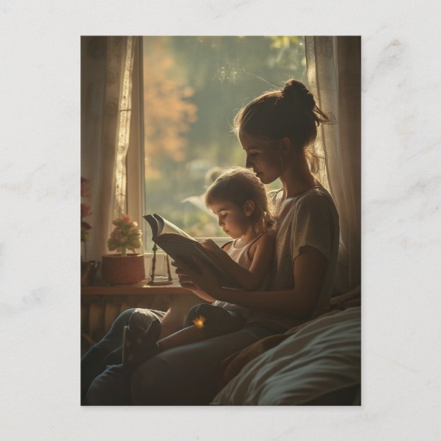 Cartão Postal Christian Faith | Mãe e Criança (Frente)