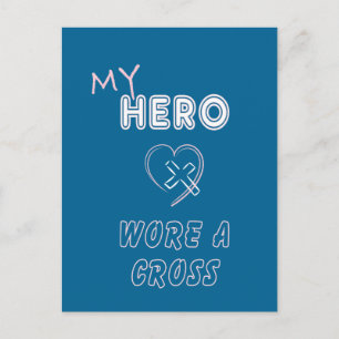Cartão Postal Christian Women Postcards Jesus Hero vestiu uma cr