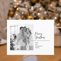 Christmas Photo Family Card | Merry Christmas