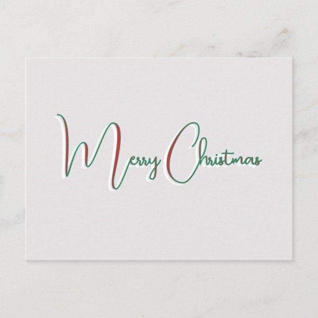 Cartão Postal Christmas Postcard (Frente)