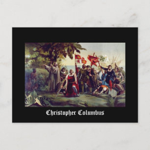 Cartão Postal Christopher Columbus
