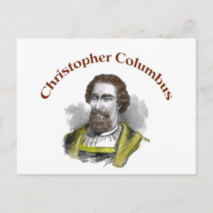 Cartão Postal Christopher Columbus