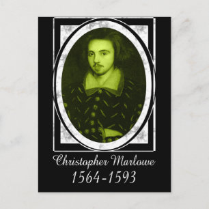 Cartão Postal Christopher Marlowe