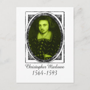 Cartão Postal Christopher Marlowe