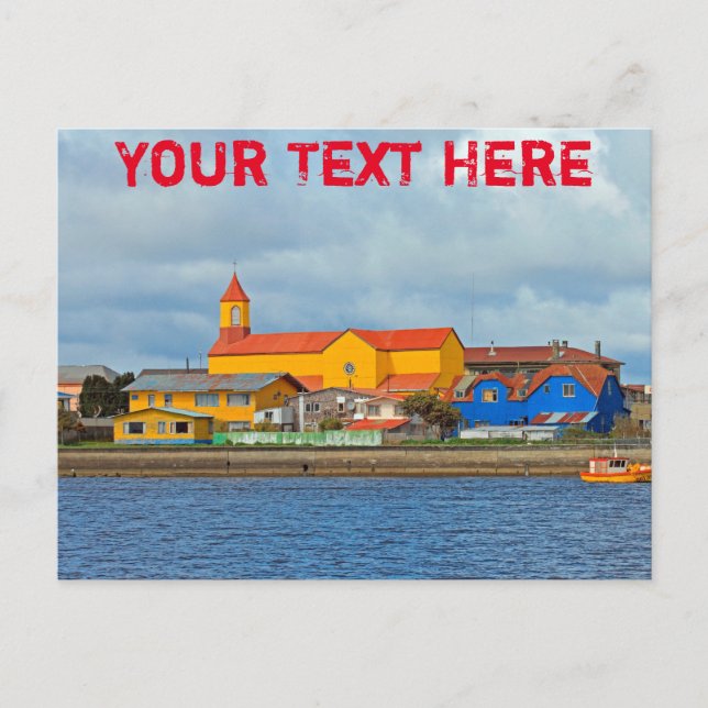 Cartão Postal Christoplin, Cartão-postal personalizável do Chile (Frente)