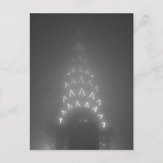 Cartão Postal Chrysler Buiding in Fog