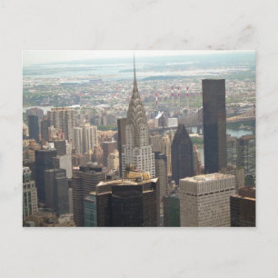 Cartão Postal Chrysler Building Midtown Manhattan Nova Iorque