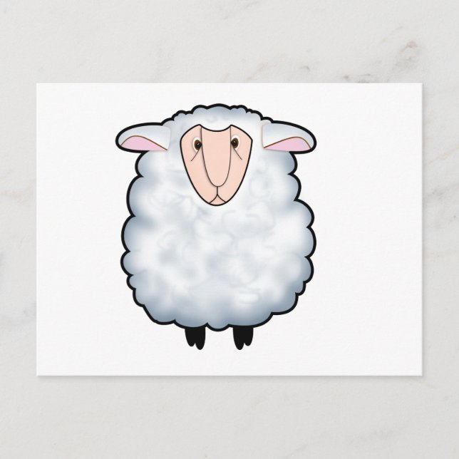 Cartão Postal Chuck the Sheep (Frente)