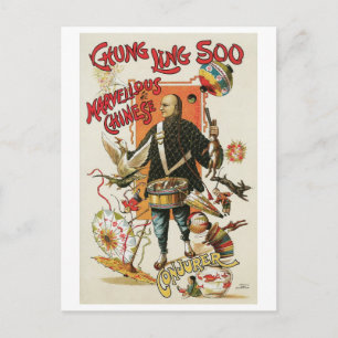 Cartão Postal Chung Ling Soo ~ Vintage China Magic Act