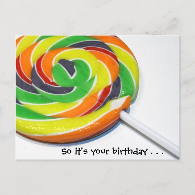 Cartão Postal Chupa isso! Cartaz (Frente)