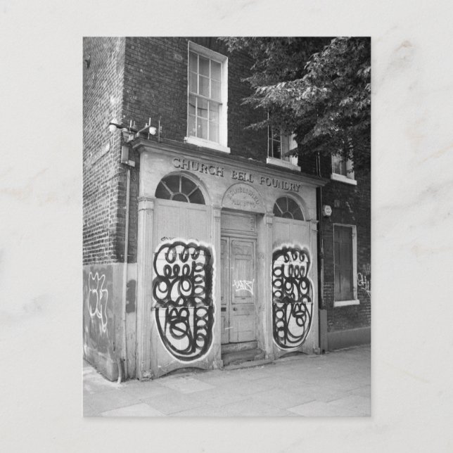 Cartão Postal Church Bell Foundry, Londres, Reino Unido (Frente)