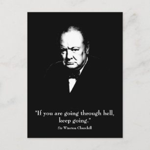 Cartão Postal Churchill e Cote