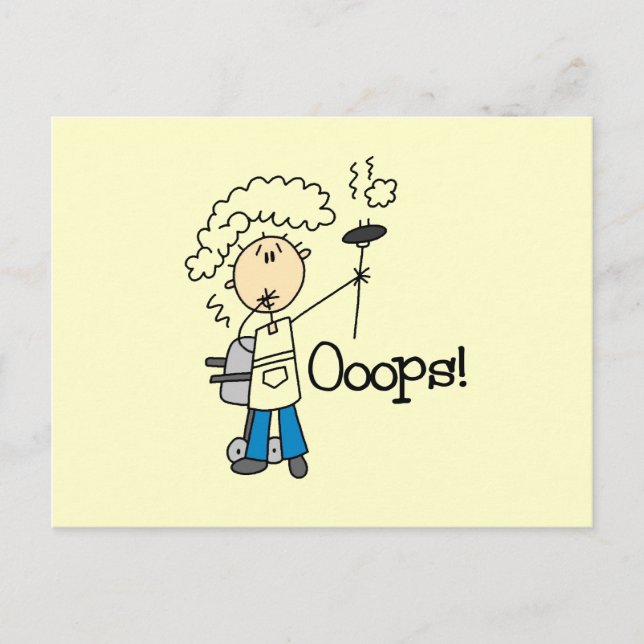 Cartão Postal CHURRASCO ficou ruim (Frente)