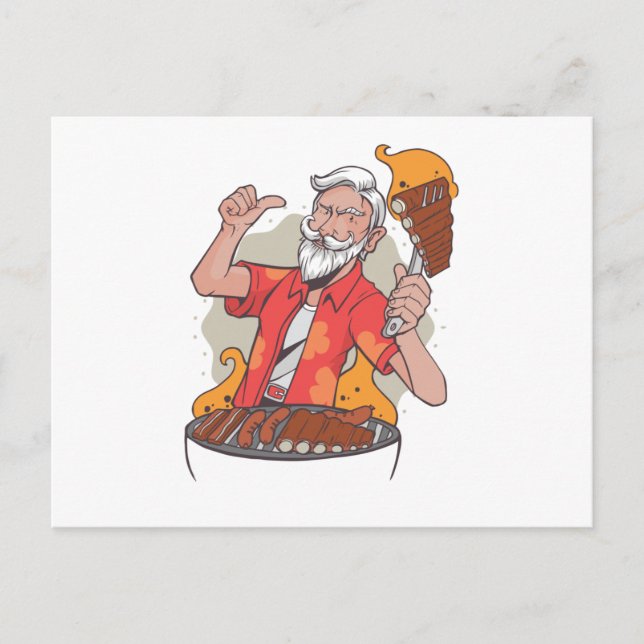 Cartão Postal CHURRASCO legal (Frente)