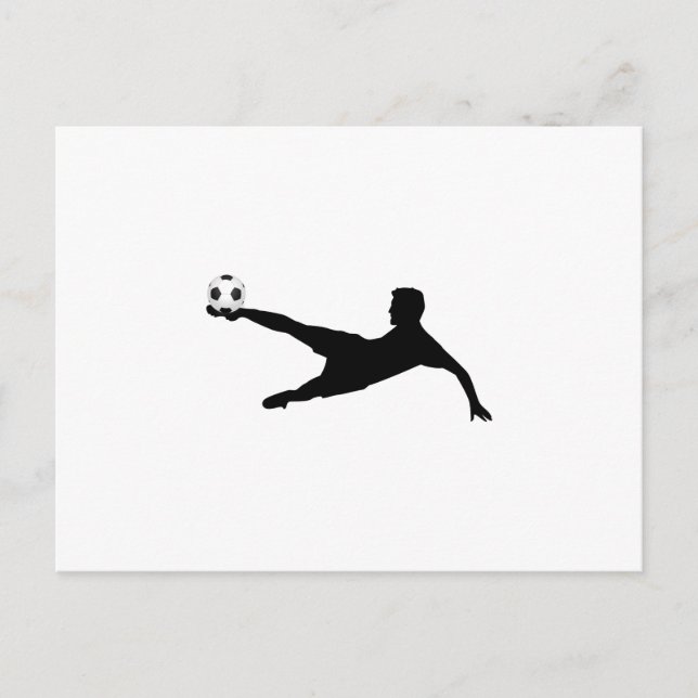 Cartão Postal Chute de Futebol (Frente)