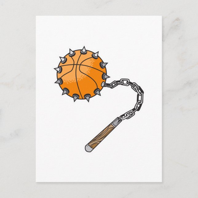 Cartão Postal chuteira de basquete maca (Frente)