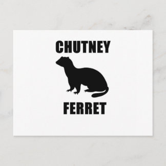 Cartão Postal Chutney Ferret